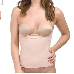 TAHARI SEAMLESS WAIST CINCHER. SLIMS AND SHAPES. ROSE DUST. Size Medium. NWTS!